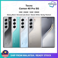 Tecno Camon 40 Pro 5G/CM7 (8GB+256GB) (12GB+256GB) Original Tecno Malaysia Warranty