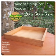 Wooden Tray 20x30x3 cm Wooden Tray gift box gift box