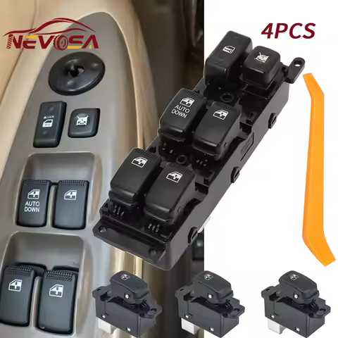 Master Power Window Control Switch For KIA Rio 2 MK2 JB 2007 2008 2009 93570-1G200 93580-3D000 93570