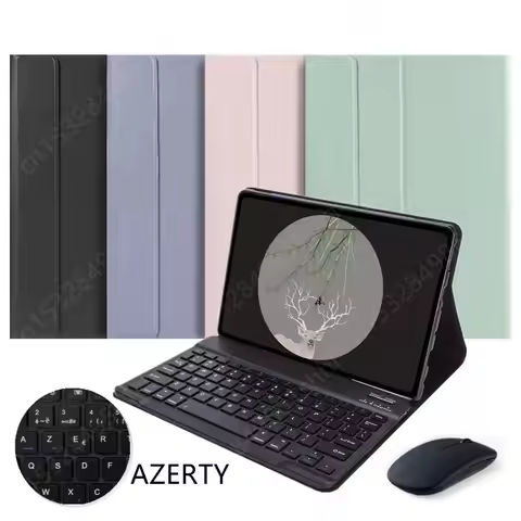 AZERTY Keyboard Case for OnePlus Pad 2023 Cover Clavier Azerty Keyboard for OPPO Pad 2 11.61 inch Ta