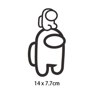 Hot Stickers Among us Cutting Stickers Accessories Decal Cute Motorcycle Car Laptob