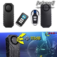 EDANAD Bike Alarm Bell, with Remote 113dB Vehicle Security Alarm System, Anti-Theft Vibration Waterp
