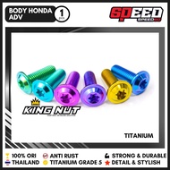 Trendy Bolt Titanium Probolt Body Honda Adv 150 160 King Nut Grade 5