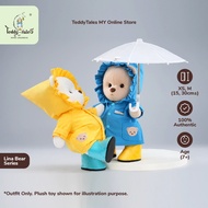 [TeddyTales] Yellow Raincoat with Keychain - Outfit (15cm)