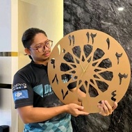 Jam no arab 60x60cm hiasan dinding