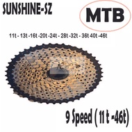 Sunshine Cassette – 9 Speed (11T-46T, Racing Type)