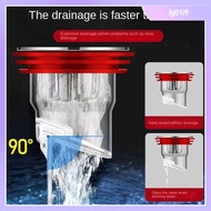 LG01I9 Colander Bathroom Accessories Sewer Insect Prevention Shower Drainer Stopper One Way Valve Fl