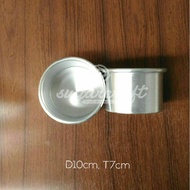 Round press pan without joints 10cm H7cm