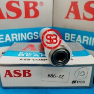 Bearing 686 ZZ ASB ORIGINAL GENUINE (price per piece)