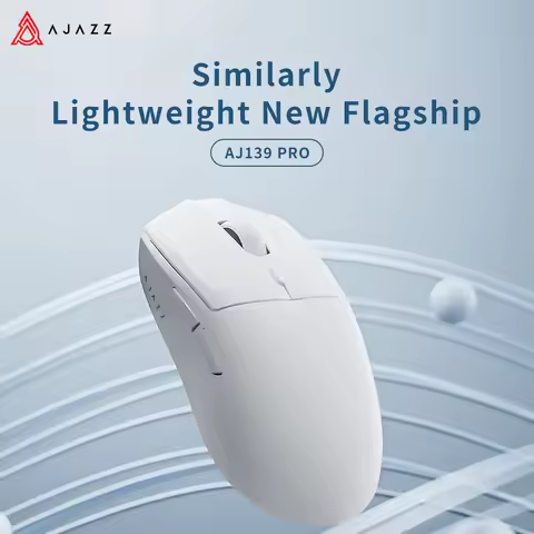 Ajazz AJ139PRO Wireless Gaming Mouse PAW3395 Sensor Esports Lightweight Wired Mice for Gamer Laptop 
