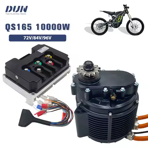 QS 165 10KW V3 60H PMSM BLDC Motor Sprocket Type with FarDriver Controller ND721000/ND841000/ND96100