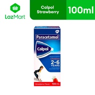 Calpol Paracetamol Strawberry Flavor 100ml (2-6)