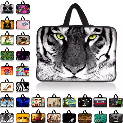 Wristband Laptop Bag 7 Inch 7" Notebook Sleeve Double Zip Structure Tablet Case PC Pouch Cover For A