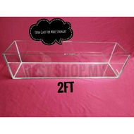 [READY STOCK]Aquarium/Akuarium/24×6×6 inch/2 feet fish tank/ketebalan kaca 4mm@5mm/fish tank/akuariu