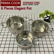 Panci Set Elegant Pot Prima Cook