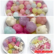 1 Pound And 1/2 Pound Acrylic Jelly Beads Candy Color DIY Accessories