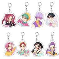 Demon Hunter Keychain Girl Group Anime Merchandise Keyring IP Series Acrylic Keychain Student Gift