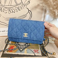 Chanel Woc 牛仔金球 full set with receipt