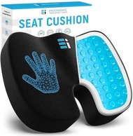 Ergonomic Innovations Office Chair Cushions, Comfort Supportive Gel Seat Cushion for Desk Chair, Car