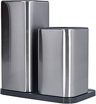 Stainless Steel Knife Holder, Universal Kitchen Knife Organizer for Multiple Knives and Scissors, Co