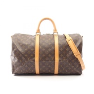 [二手]LOUIS VUITTONKeepall Bandoulière 50 波士頓包，2 向手提，M41416，PVC 塗層帆布，皮革。