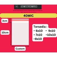 40MIC (THICK) OPP Bread Plastic Food Packaging Plastic/ Accessories Plastic/ 6x10/ 6.5x10/ 7x10/ 7.5