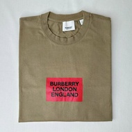 BURBERRY 短袖標誌印花棉質T恤