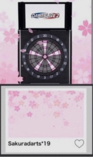 【D2桌布代打】櫻花 Dartslive •D2活動桌布 櫻色靶 面＆螢幕動態效果 #D2 #飛鏢