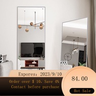 🌈Full-Length Mirror Dressing Floor Mirror Home Wall Mount Wall-Mounted Girl Bedroom Makeup Three-Dimensional Wall-Mounte