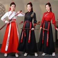 Ancient Woman Tang Kimono Hanfu Dress Embroidery Chinese Style Traditional Cosplay Wushu Dance Costu