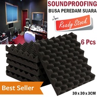Busa Telur Peredam Suara Ruangan Acoustic Foam Soundproof Noise Reduction 30x30x3CM 6PCS Soundproofi
