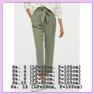 H&M green women's trousers size. 4, 6, 8