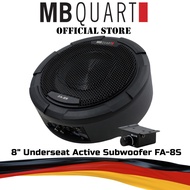 MB Quart 8" Active Underseat Subwoofer Built In Amplifier Under Seat Woofer FA-8S