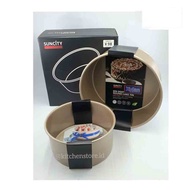 Suncity Deep Round Cake Tin / Non-Stick Press Round Cake Pan - 6inch(yc80352) - 8inch(yc80251)