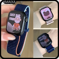Nylon Loop Strap for Apple Watch Strap Ultra 3 2 49mm 46mm 45mm 41mm 44mm 40mm 42mm 38mm SE 3 2 Seri