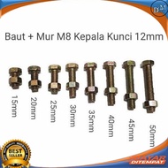 M8 Nut Bolts 8-lock Bolts 8-lock Bolts 10-locks 12-keys 12-keys