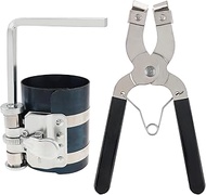 ePathChina 3inch Piston Ring Compressor Tool, Adjustable 2-1/8 Inch To 7 Inch 53mm - 175mm Car Engin