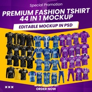 Trending Mockup 44 in 1 Tshirt and Fashion PSD Mockup set | Tshirt & 3D Mockup | Sublimation