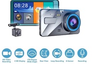 Touch Screen 4.0 Inch IPS Full HD 1080P Touch Screen Mirror Dual Lens Camera Video Recorder Park Mon