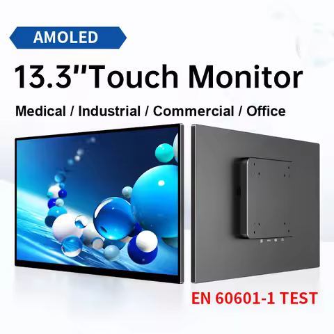 Portable OLED Monitor 13.3'' 100% DCI-P3 High Contrast Display for Medical Environment Industrial En
