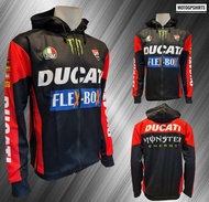 เสื้อฮู้ดแขนยาว​ MotoGp​ Bigbike Ducati​ Size​ L (อก 40")