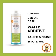 Oxyfresh Dental Care Water Additive Canine Dog & Feline Cat Kucing 16oz 473ML