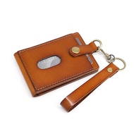 Japanese Korean Original Vegetable Tanned Cowhide Document Bag Genuine Leather Retro Hanging Neck Ro