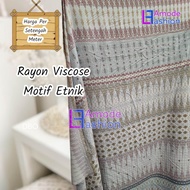 Kain Rayon Viscose Motif Etnik