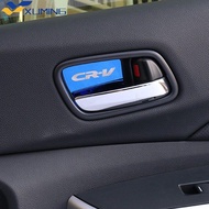 Xuming สำหรับ Honda CRV CR-V 2012 2013 2014 2015 2016ชามประตูรถตกแต่งแพทช์ภายในจับป้องกันปกสติ๊กเกอร์
