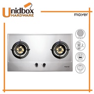 MAYER MMSS772HI 76CM Stainless Steel Hob/Mayer/2 Burners/Kitchen Appliances/Gas Stove