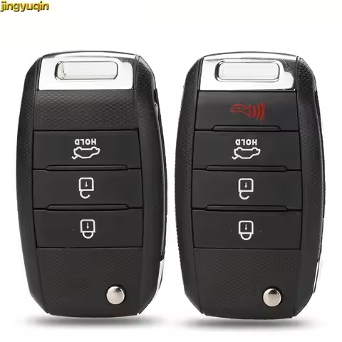 Jingyuqin 3/4B Smart Key Remote Fob For Kia Carens Cerato Forte K2 K3 K5 Rio 3 Soul 2017 Sorento Opt