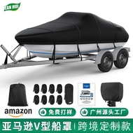 Boat Type Anti-Cross-Border Waterproof Hot Sale 420d Joe Boat Cover v Ultraviolet Cover En Boat Cove