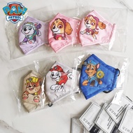 Washable Reusable Full Cotton PM 2.5 Face Masks/ PAW Patrol Anti-Dust Face Masks/ for Kids Children with Two Filters Children Mouth Mask