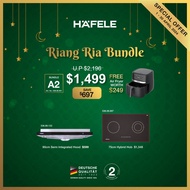 [Riang Ria Bundle A2] Hafele 90cm Semi Integrated Hood + 75cm Hybrid Hob (536.08.901)